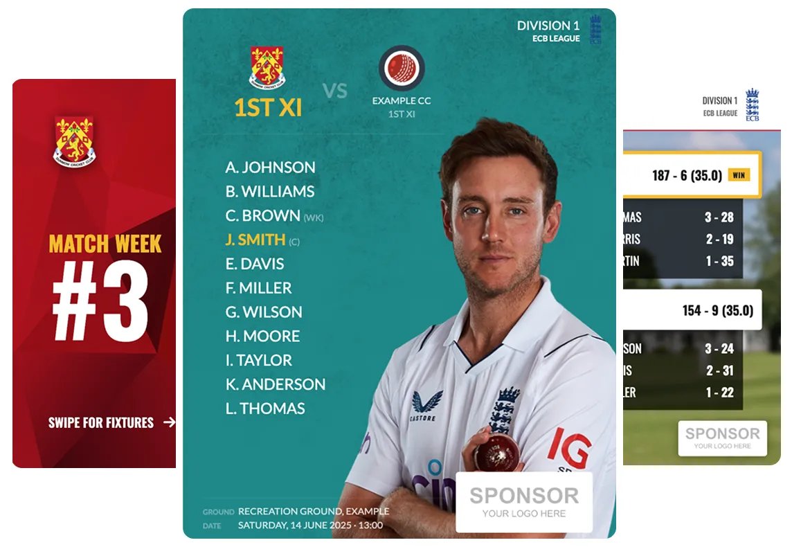 CricBot social media content graphic